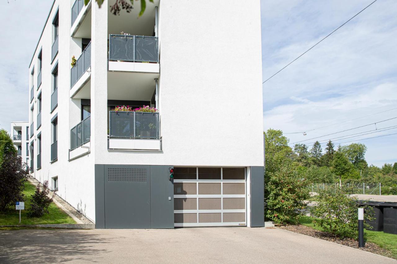 Ferienwohnung Customflats - Tiefgarage - Terrasse - Uninähe Ulm Exterior foto
